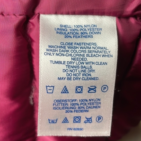 LANDS End Down Puffer Vest Size 10/12 - Picture 12 of 12